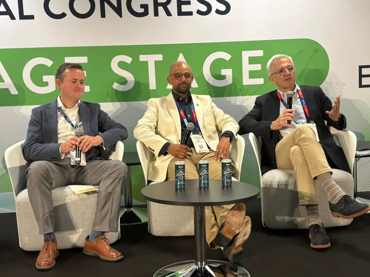 Chris Huhne with Suneel Appan and Alex Marshall at DataCloud Global Congress, June 2026